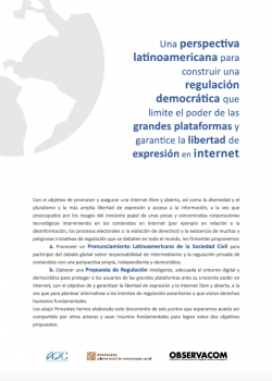 Responsabilidad de intermediarios y libertad de expresión