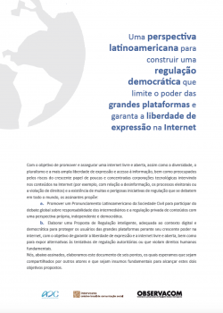 Responsabilidade dos intermediários e liberdade de expressão