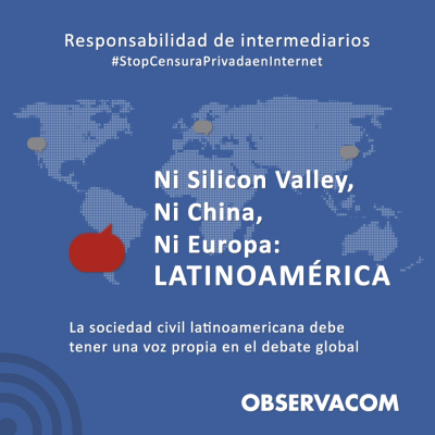 placa #StopCensuraPrivadaenInternet